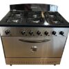 COCINA DEPAOLO SEMI INDUSTRIAL 6 HORNALLAS ESMERILADA